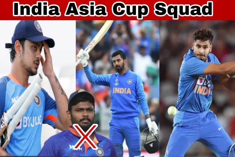 Indian Squad for Asia Cup 2023 has been announced | Live Updates