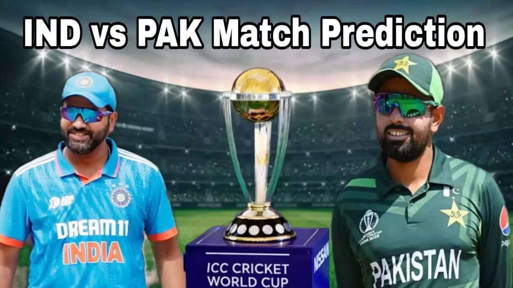 India vs Pakistan Match Prediction | Today World Cup 2023 Match